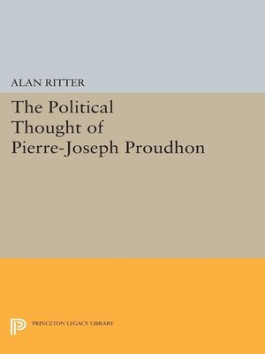 cover image of Political Thought of Pierre-Joseph Proudhon